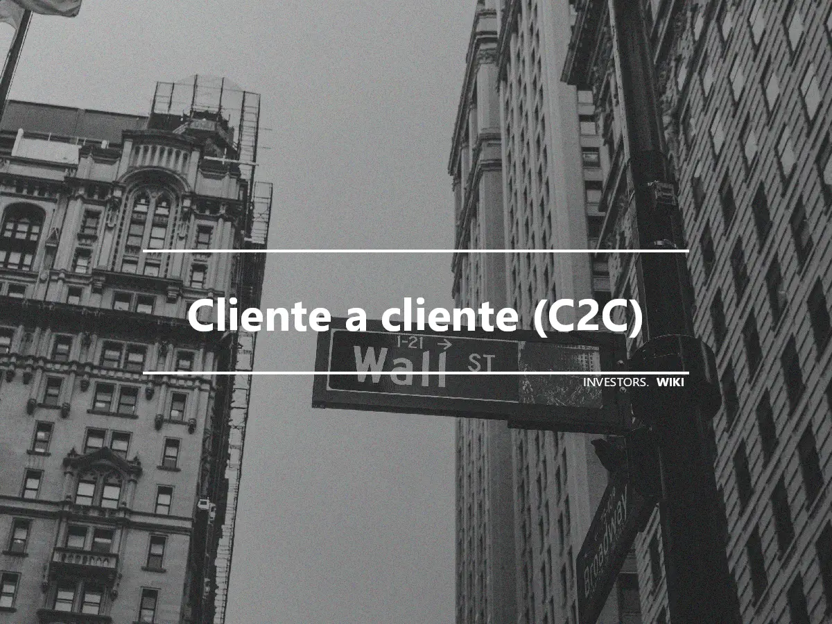 Cliente a cliente (C2C)