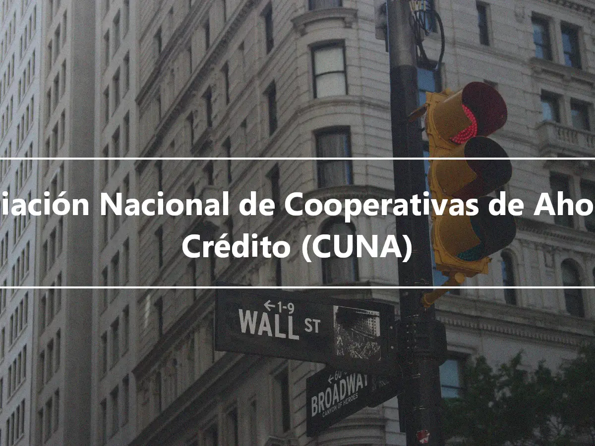 Asociación Nacional de Cooperativas de Ahorro y Crédito (CUNA)