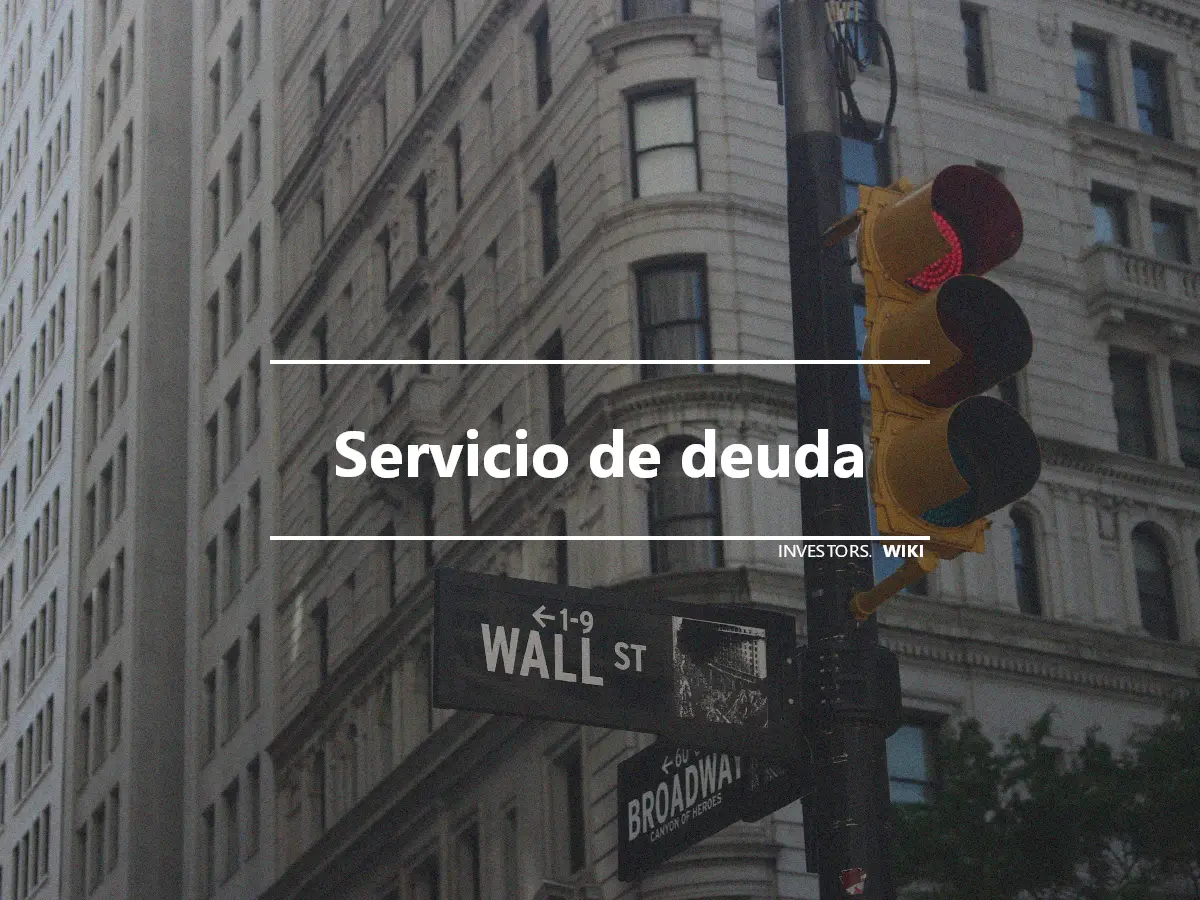 Servicio de deuda