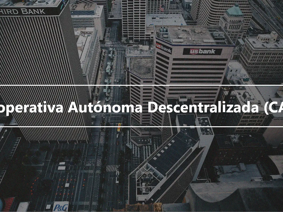 Cooperativa Autónoma Descentralizada (CAD)