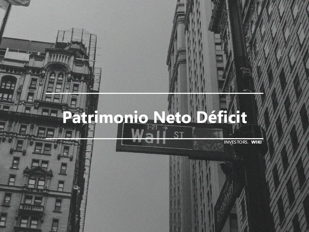 Patrimonio Neto Déficit