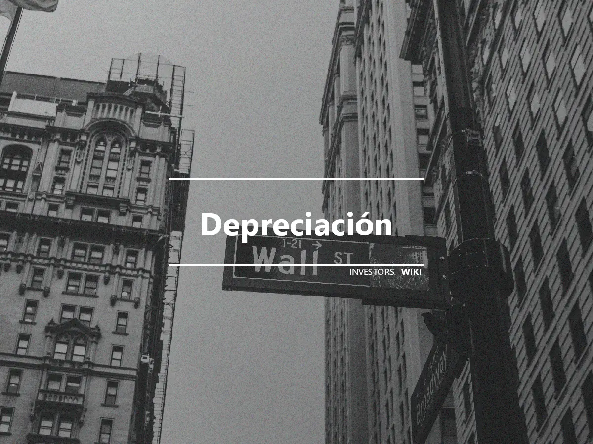 Depreciación