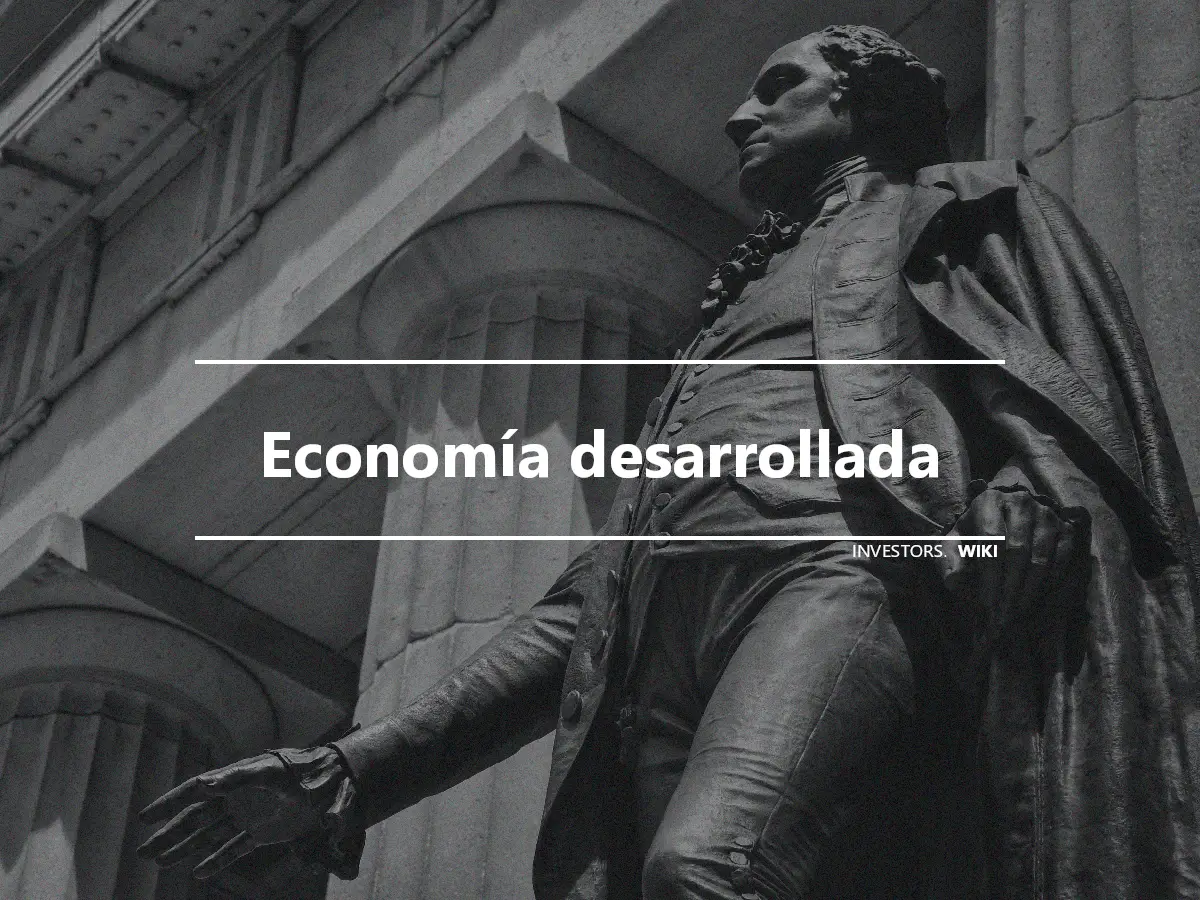 Economía desarrollada