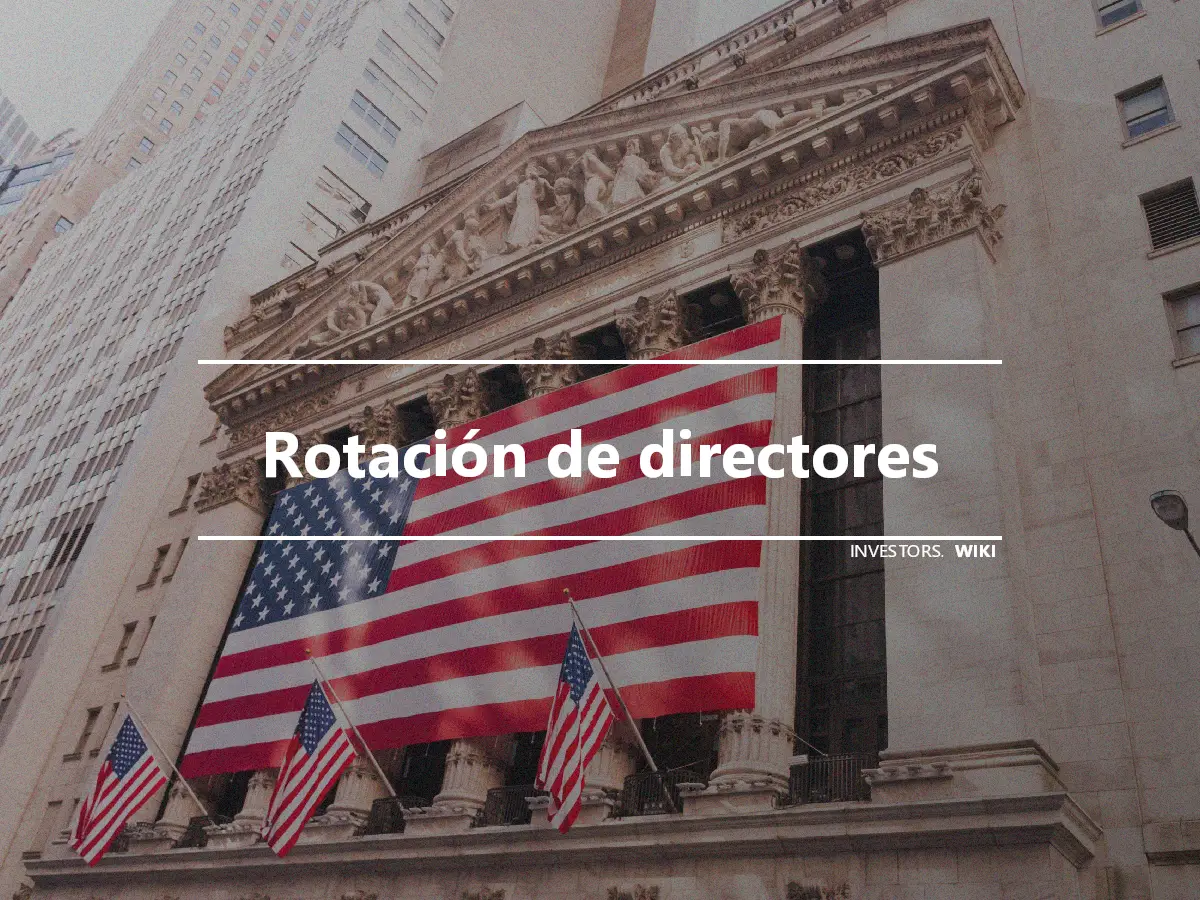 Rotación de directores