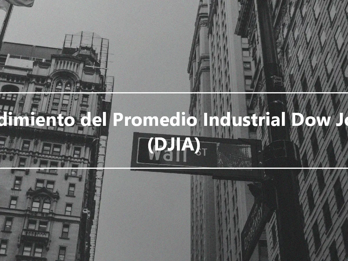 Rendimiento del Promedio Industrial Dow Jones (DJIA)