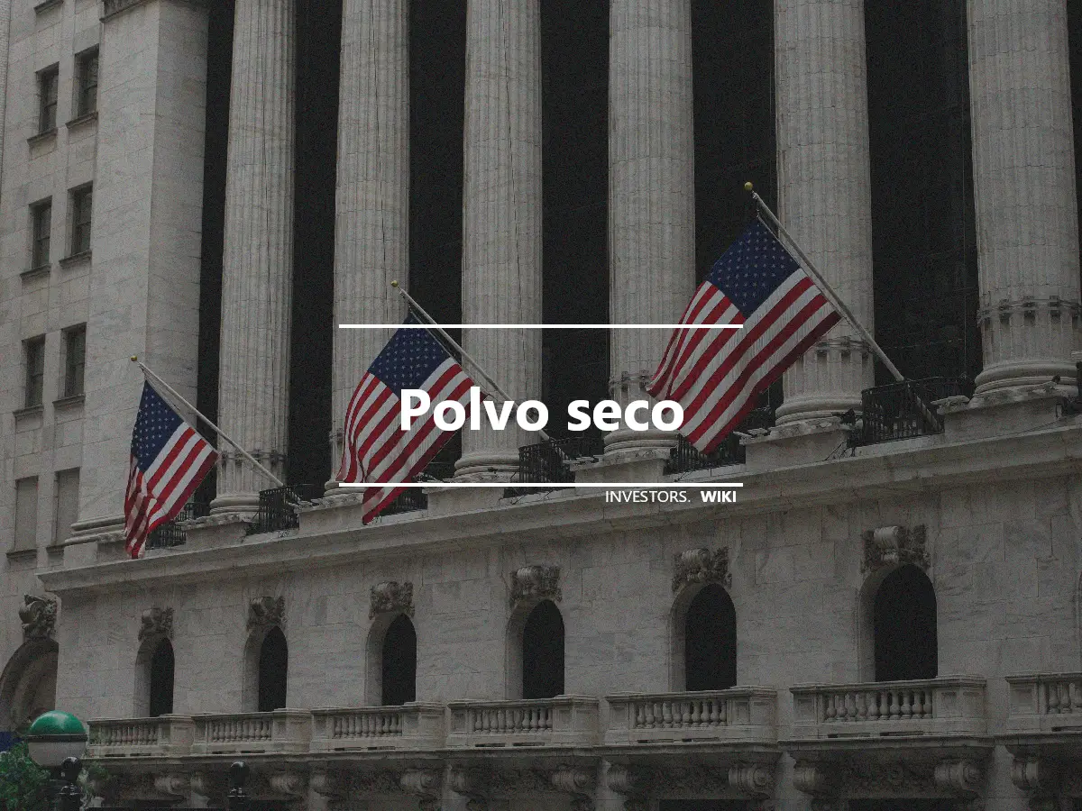 Polvo seco