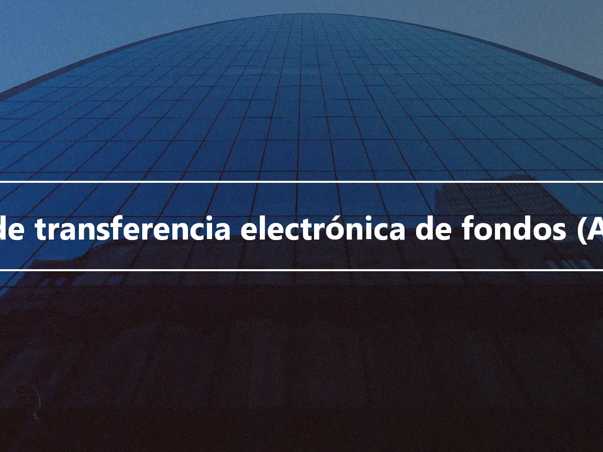 Ley de transferencia electrónica de fondos (AELC)