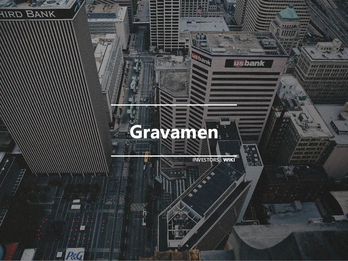 Gravamen