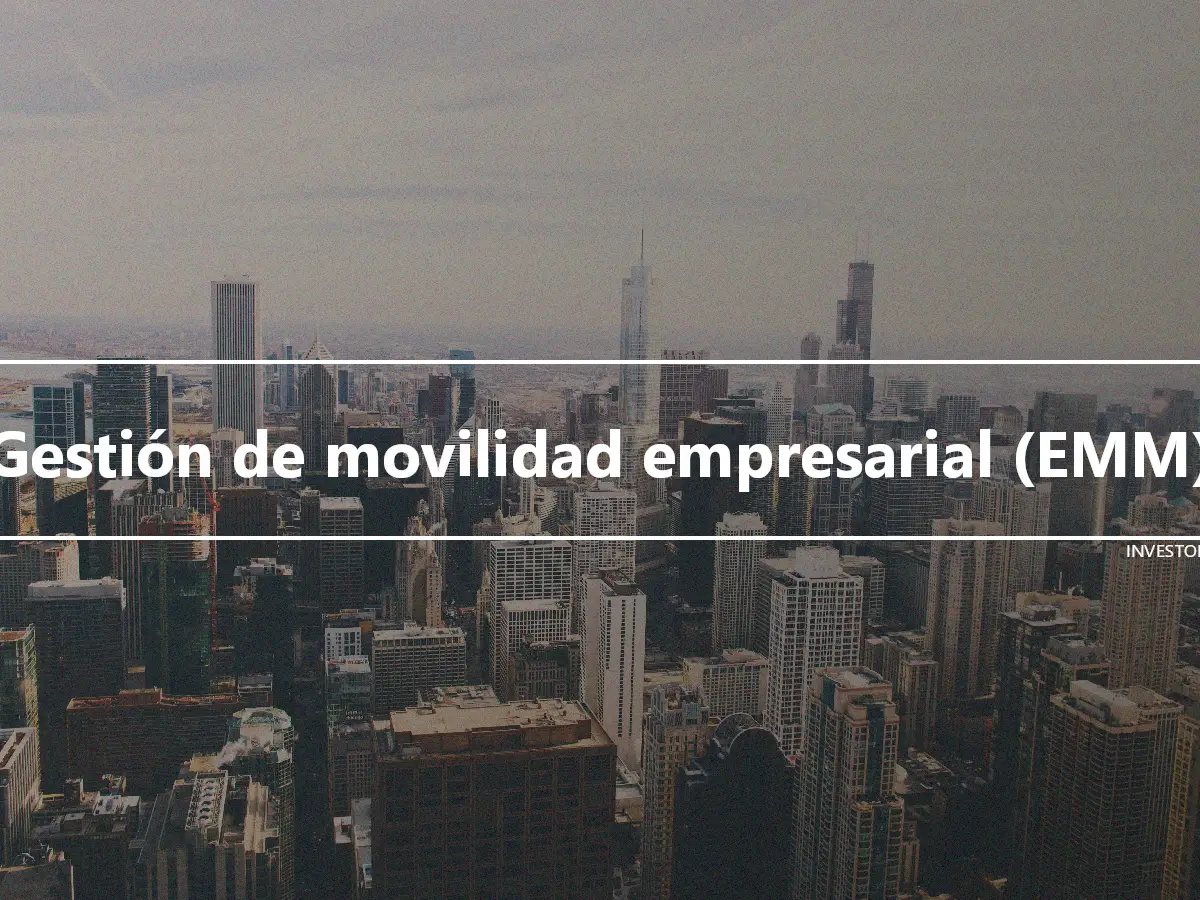 Gestión de movilidad empresarial (EMM)