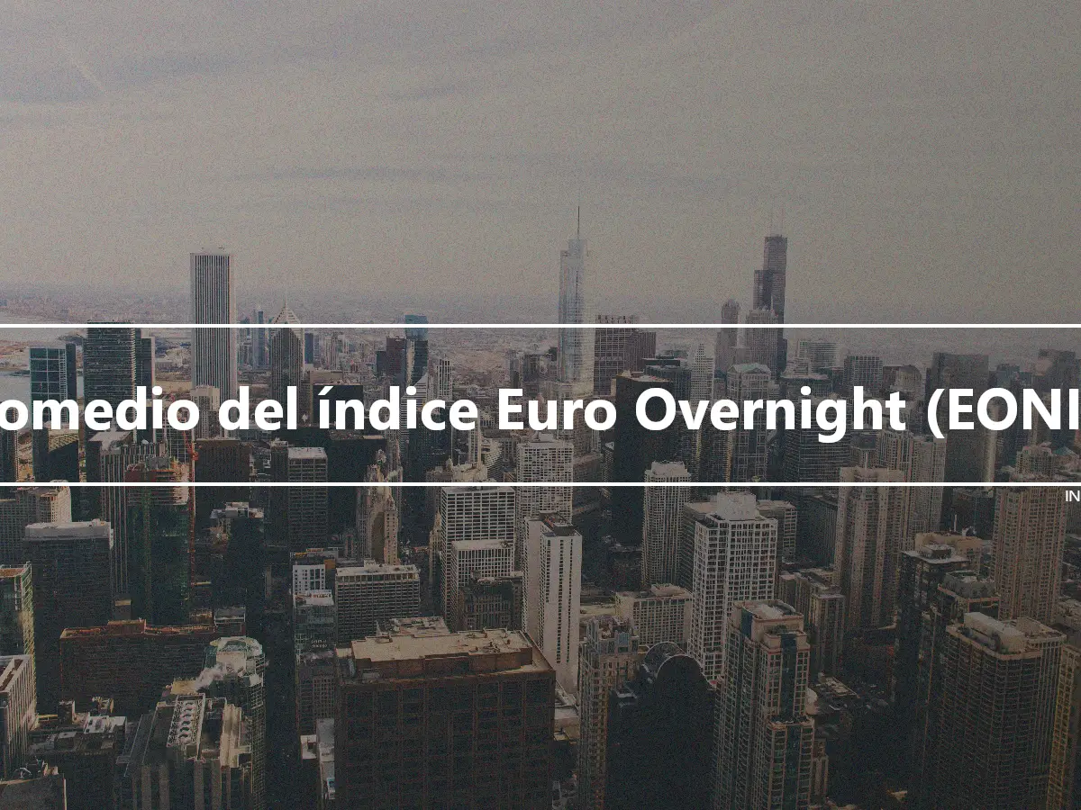 Promedio del índice Euro Overnight (EONIA)