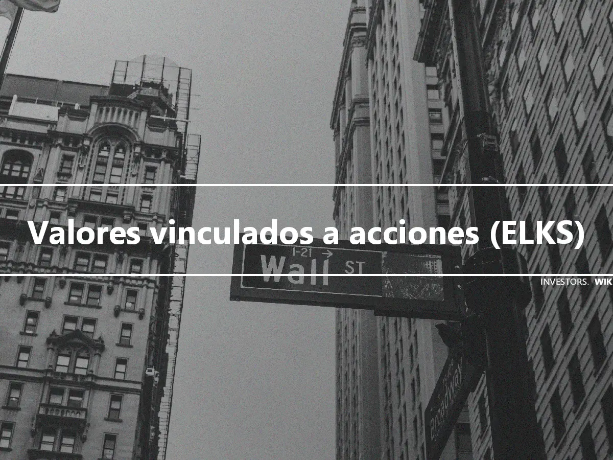 Valores vinculados a acciones (ELKS)