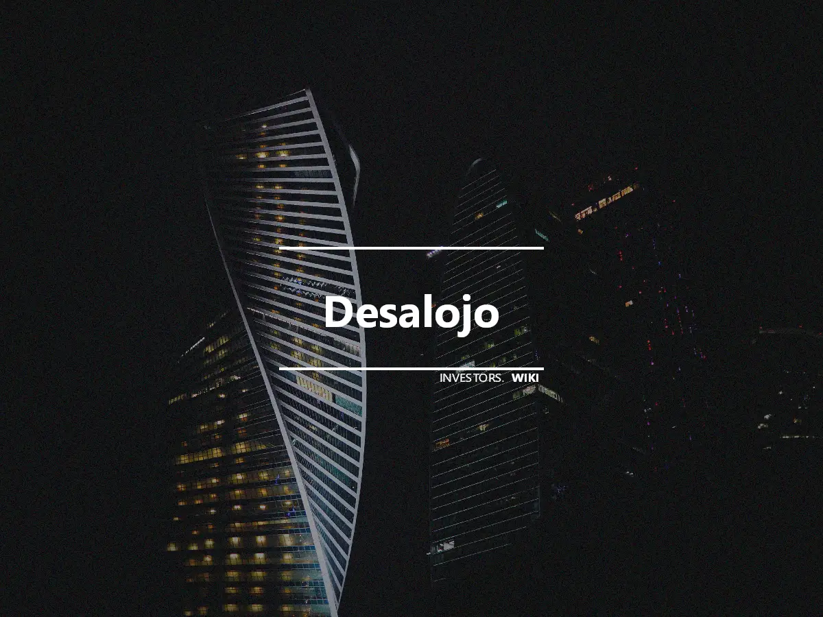 Desalojo