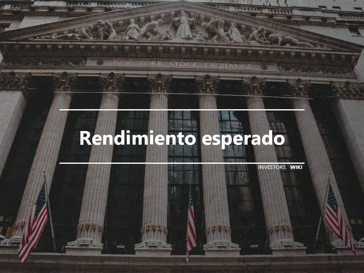 Rendimiento esperado