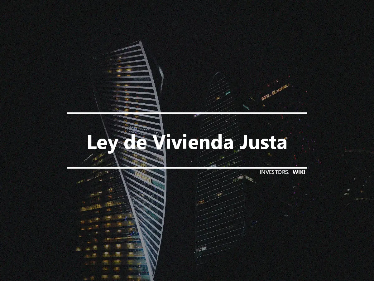 Ley de Vivienda Justa