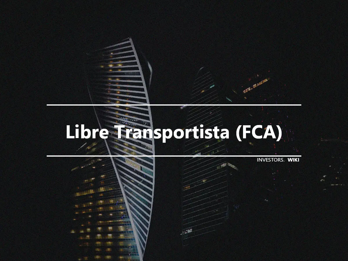 Libre Transportista (FCA)