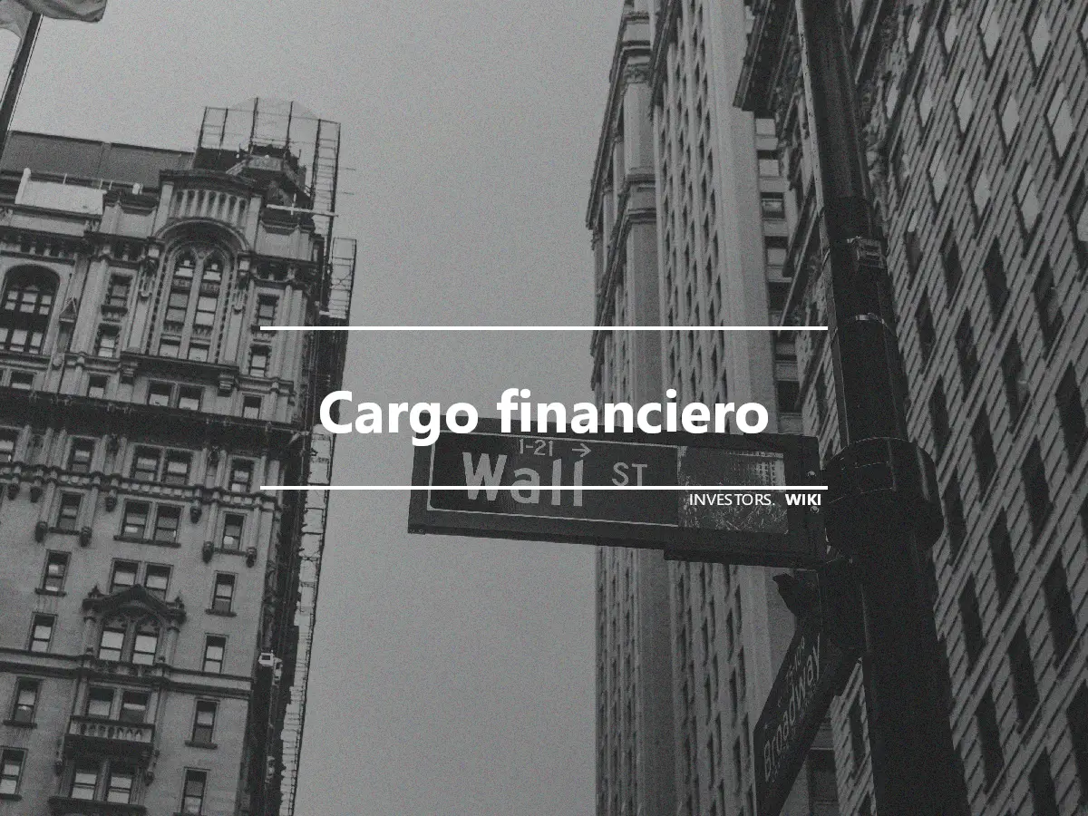 Cargo financiero