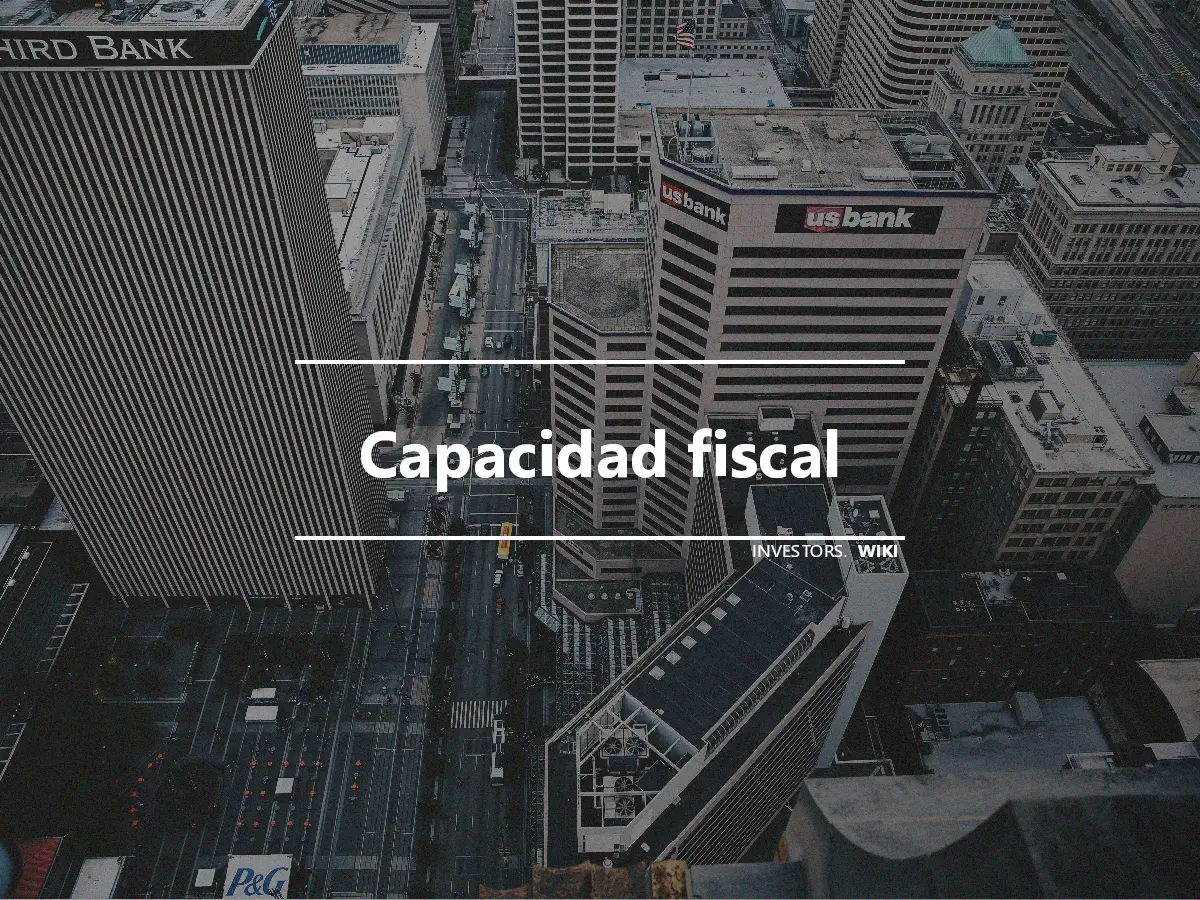 Capacidad fiscal
