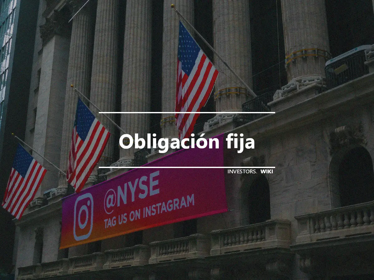 Obligación fija