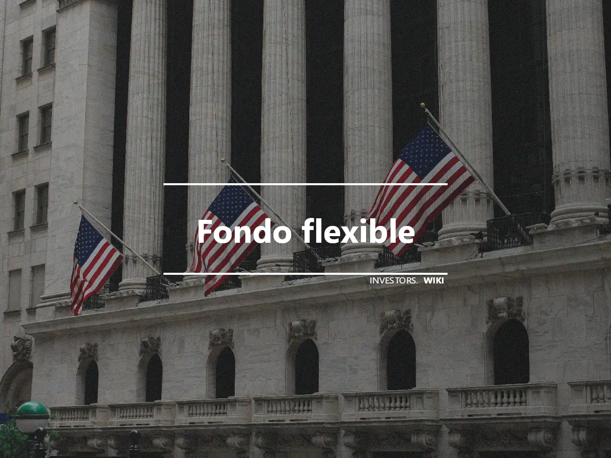 Fondo flexible