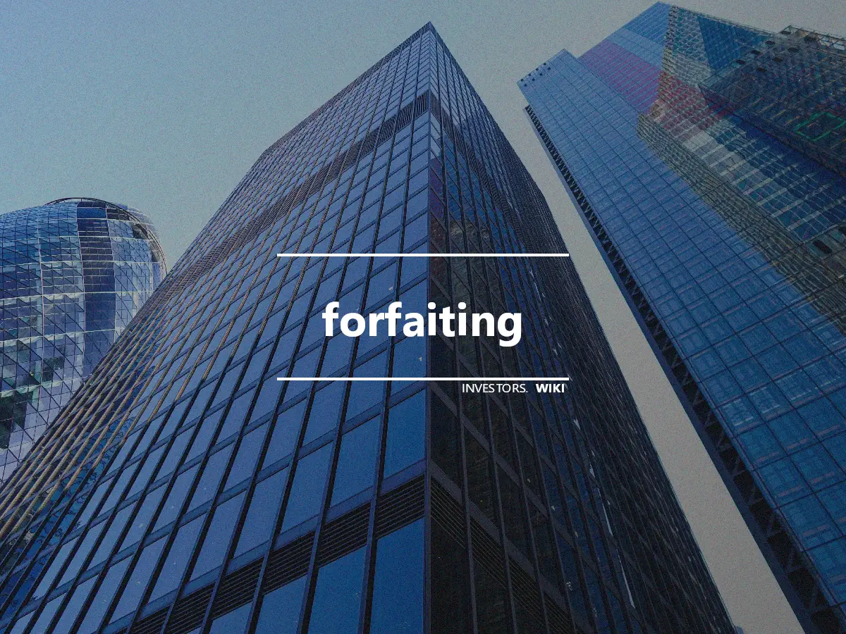 forfaiting