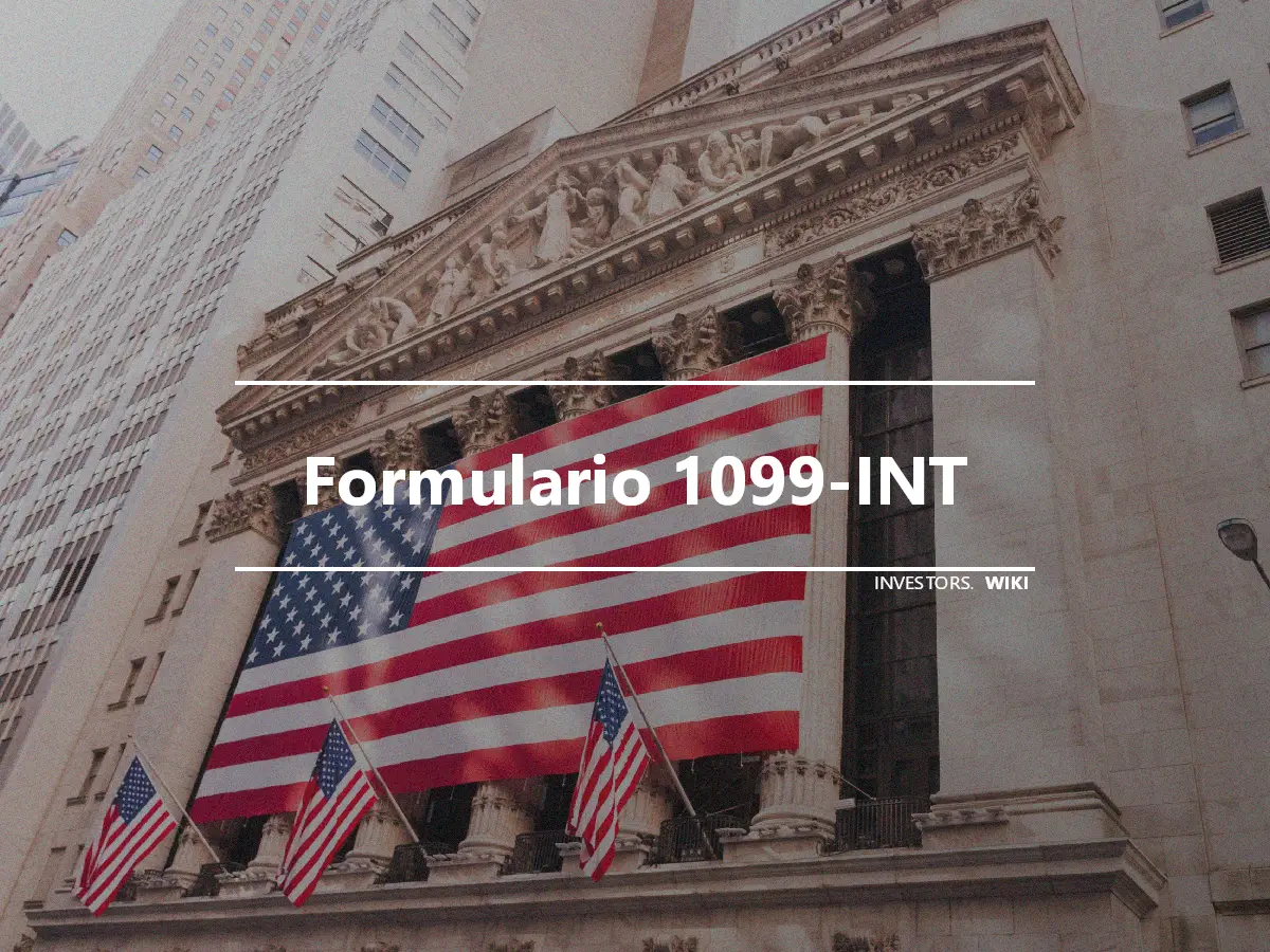 Formulario 1099-INT
