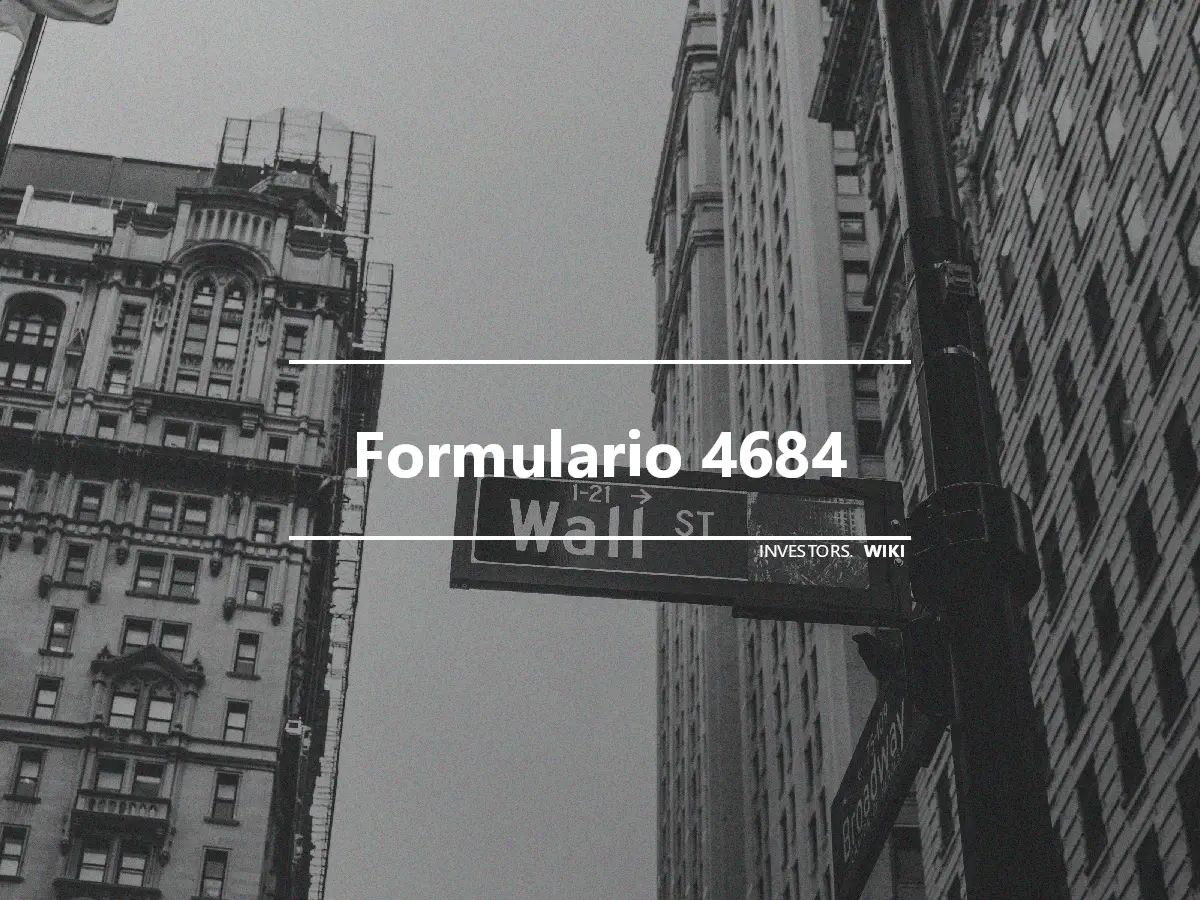Formulario 4684