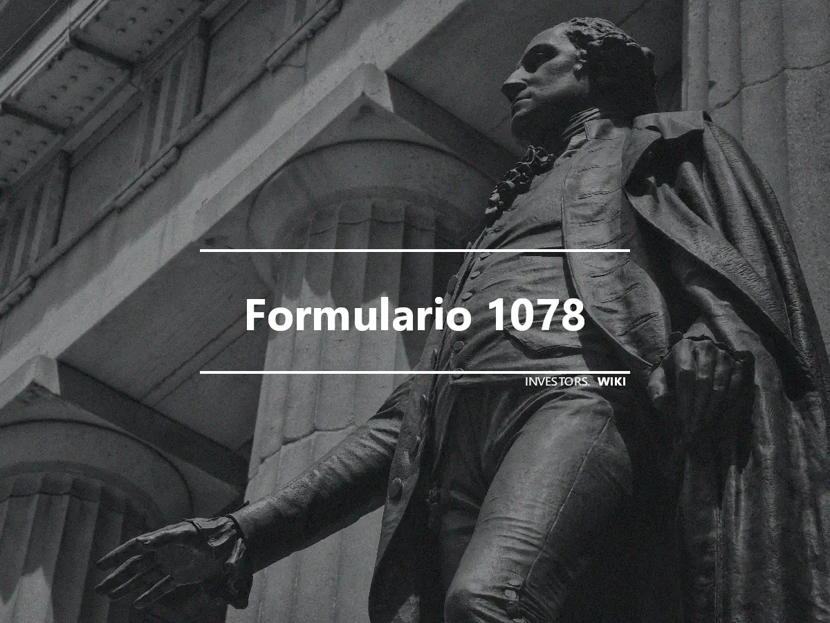 Formulario 1078