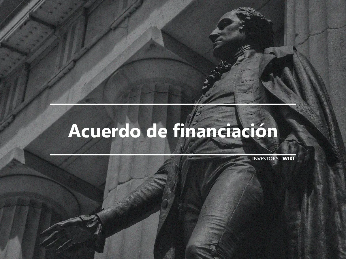 Acuerdo de financiación