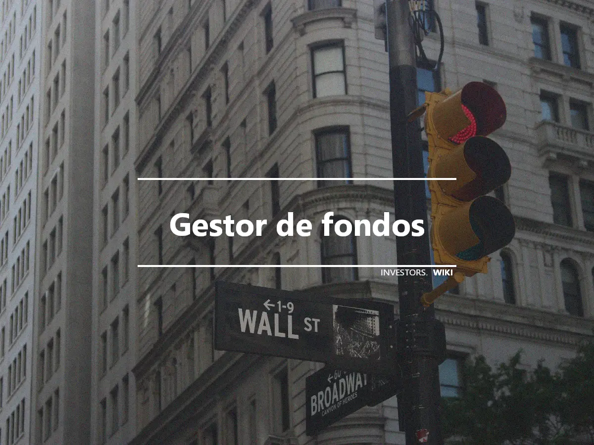 Gestor de fondos