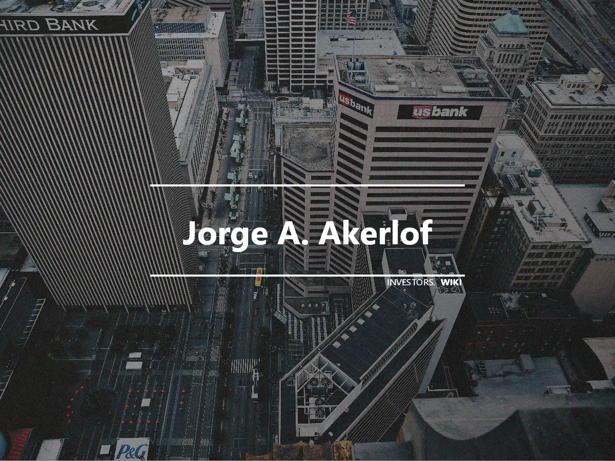 Jorge A. Akerlof