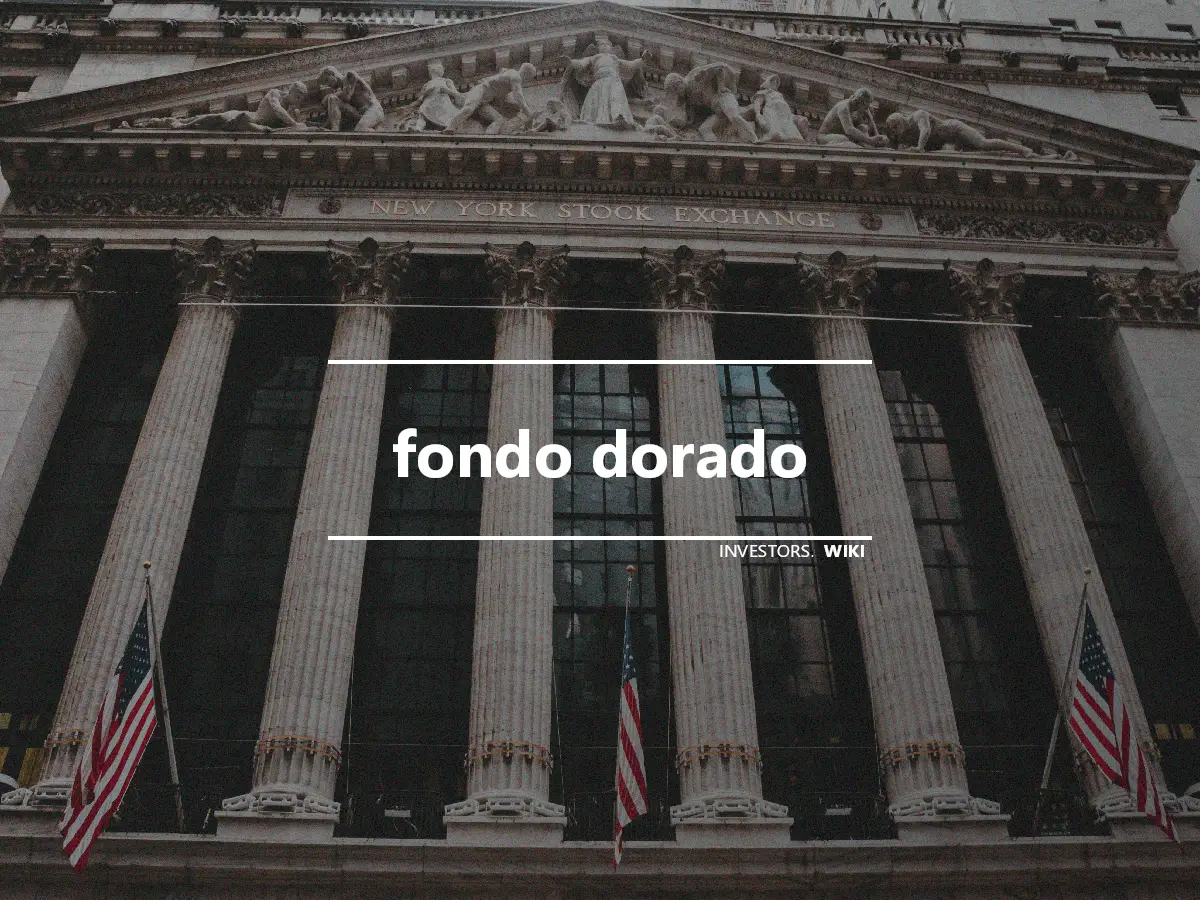 fondo dorado