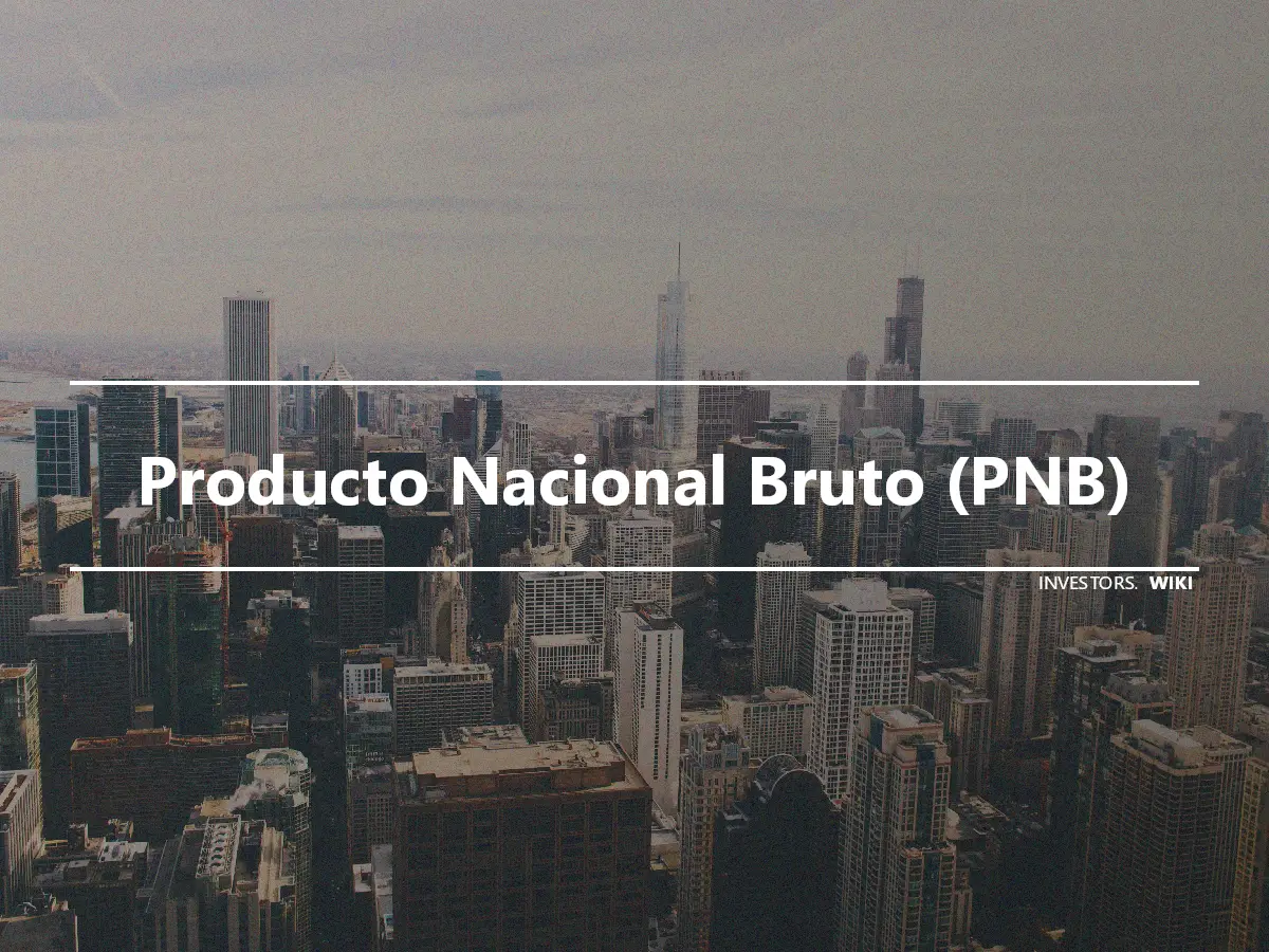Producto Nacional Bruto (PNB)