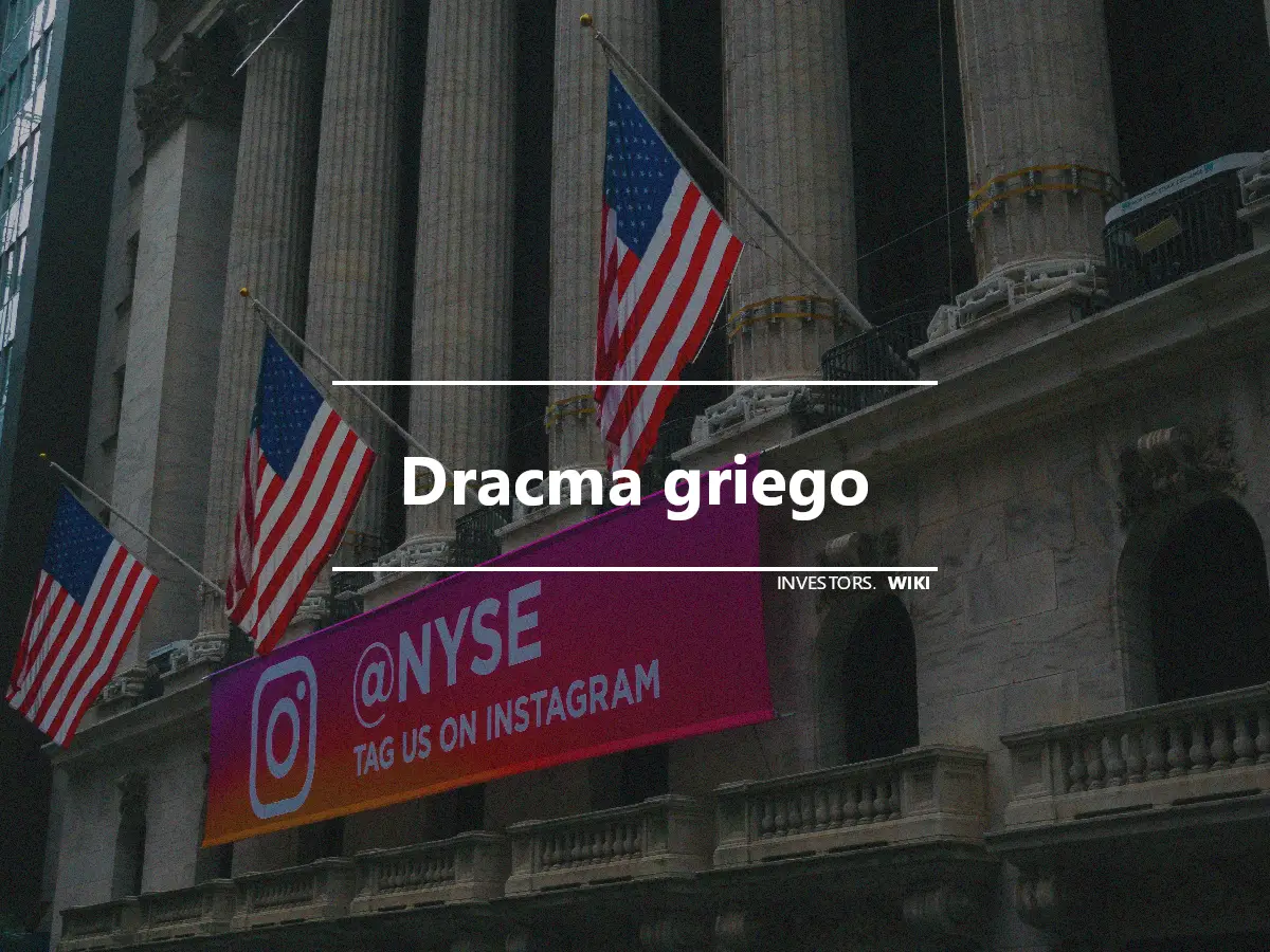 Dracma griego