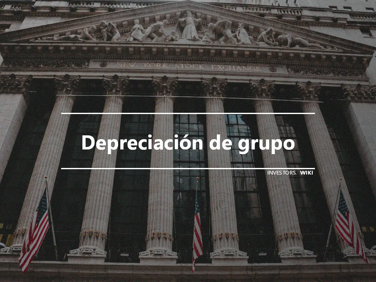 Depreciación de grupo