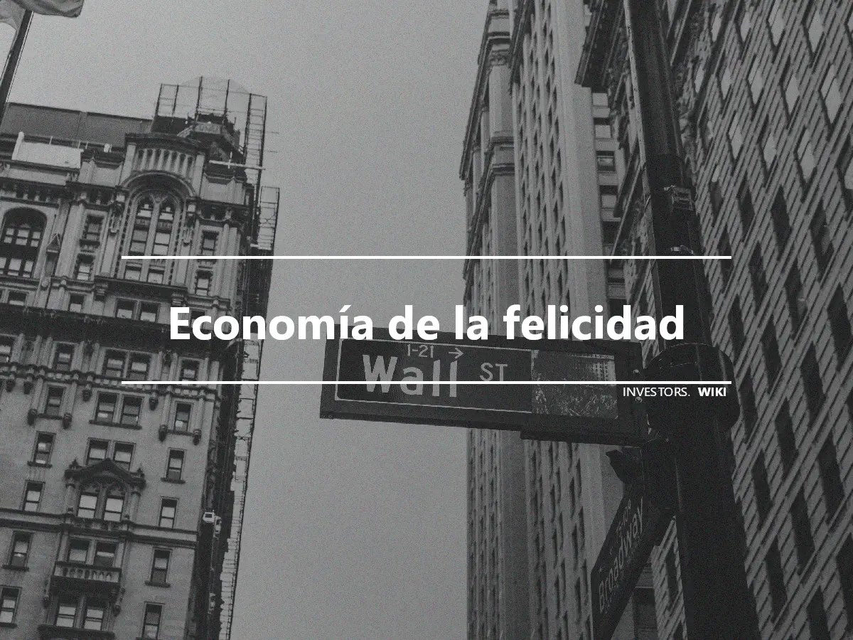 Economía de la felicidad