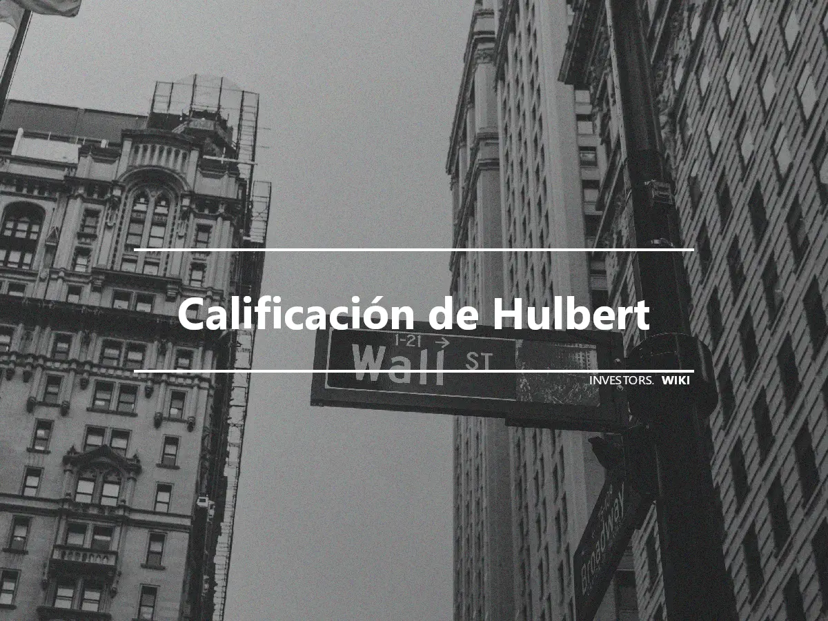 Calificación de Hulbert