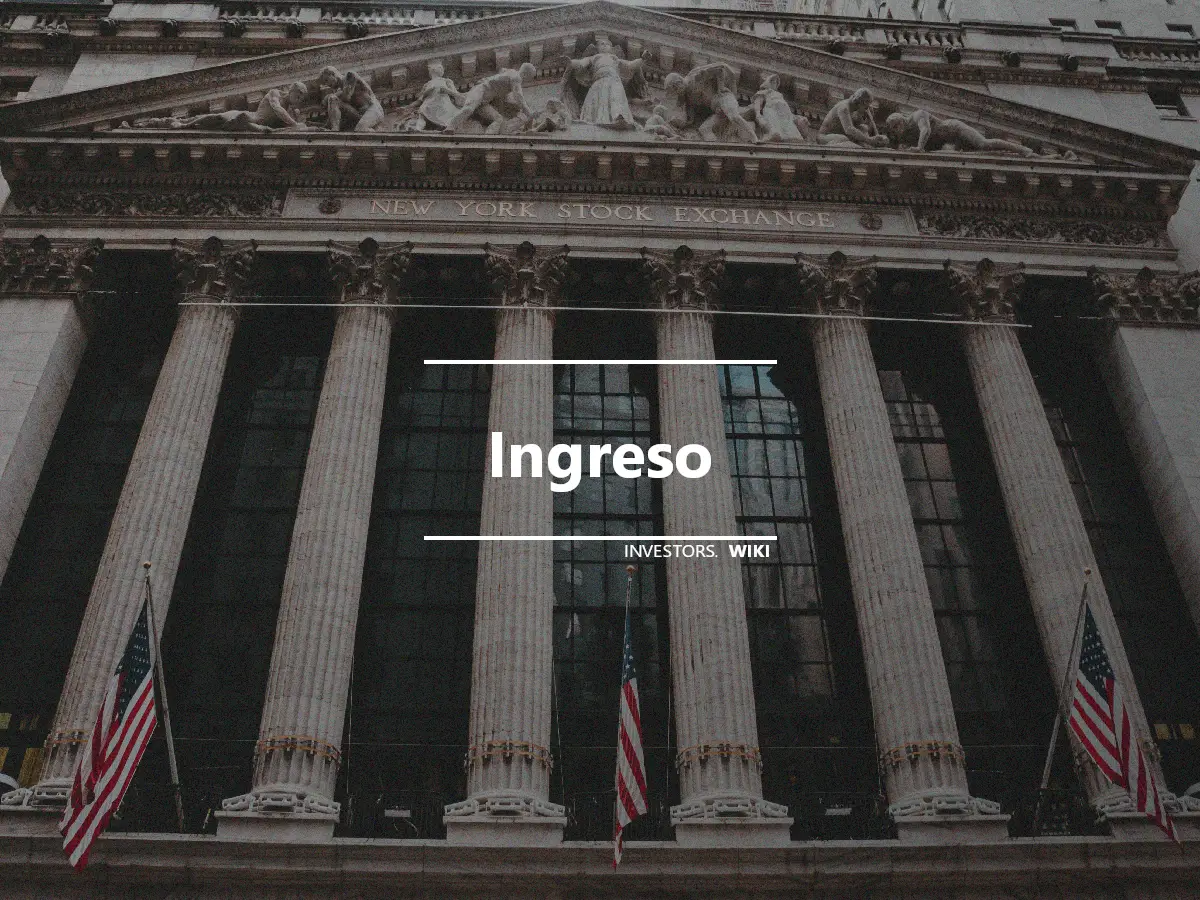 Ingreso