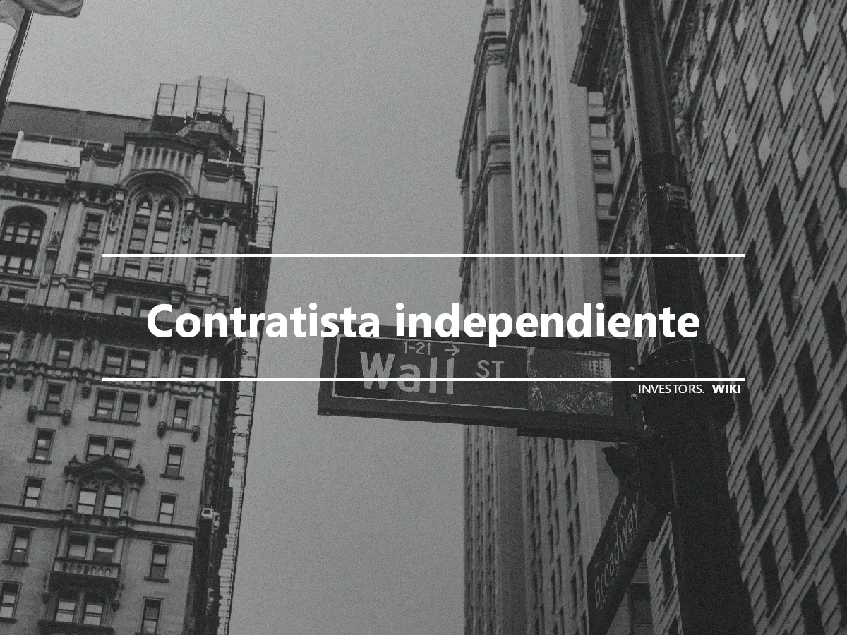 Contratista independiente