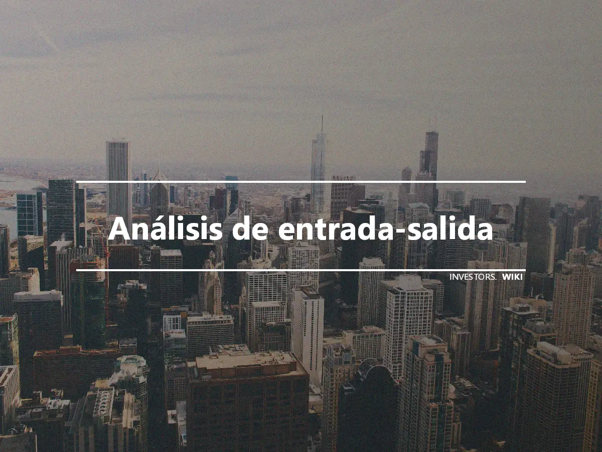 Análisis de entrada-salida