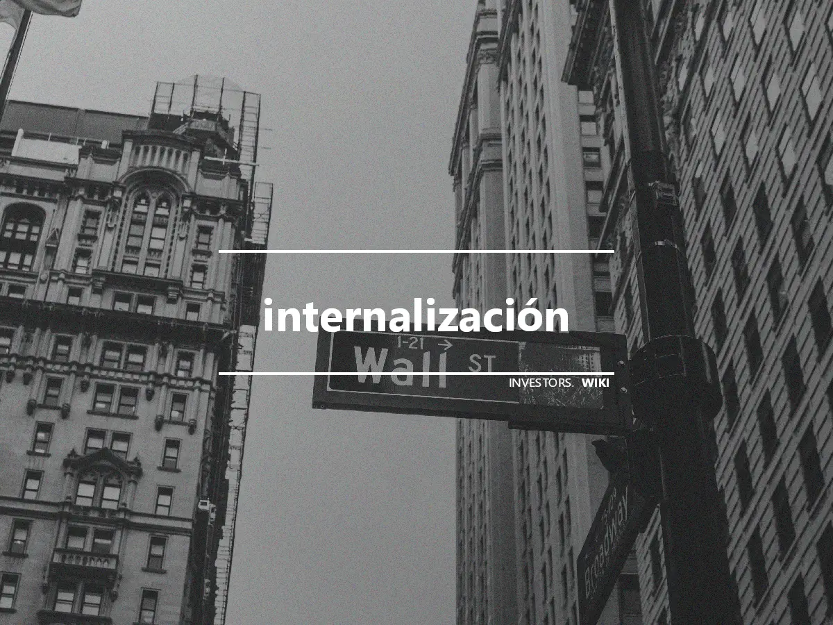 internalización