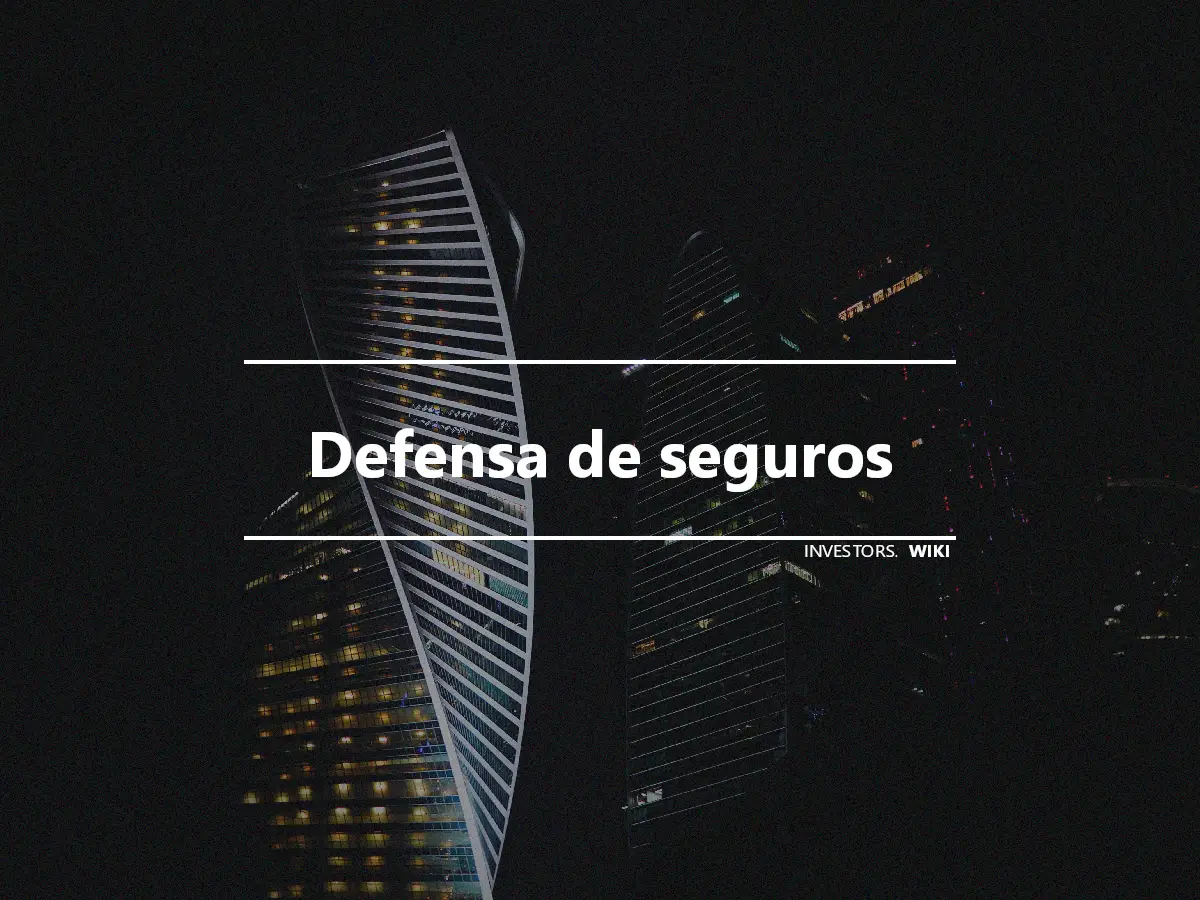 Defensa de seguros