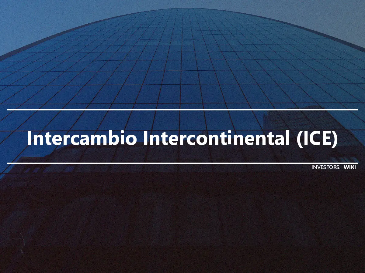 Intercambio Intercontinental (ICE)
