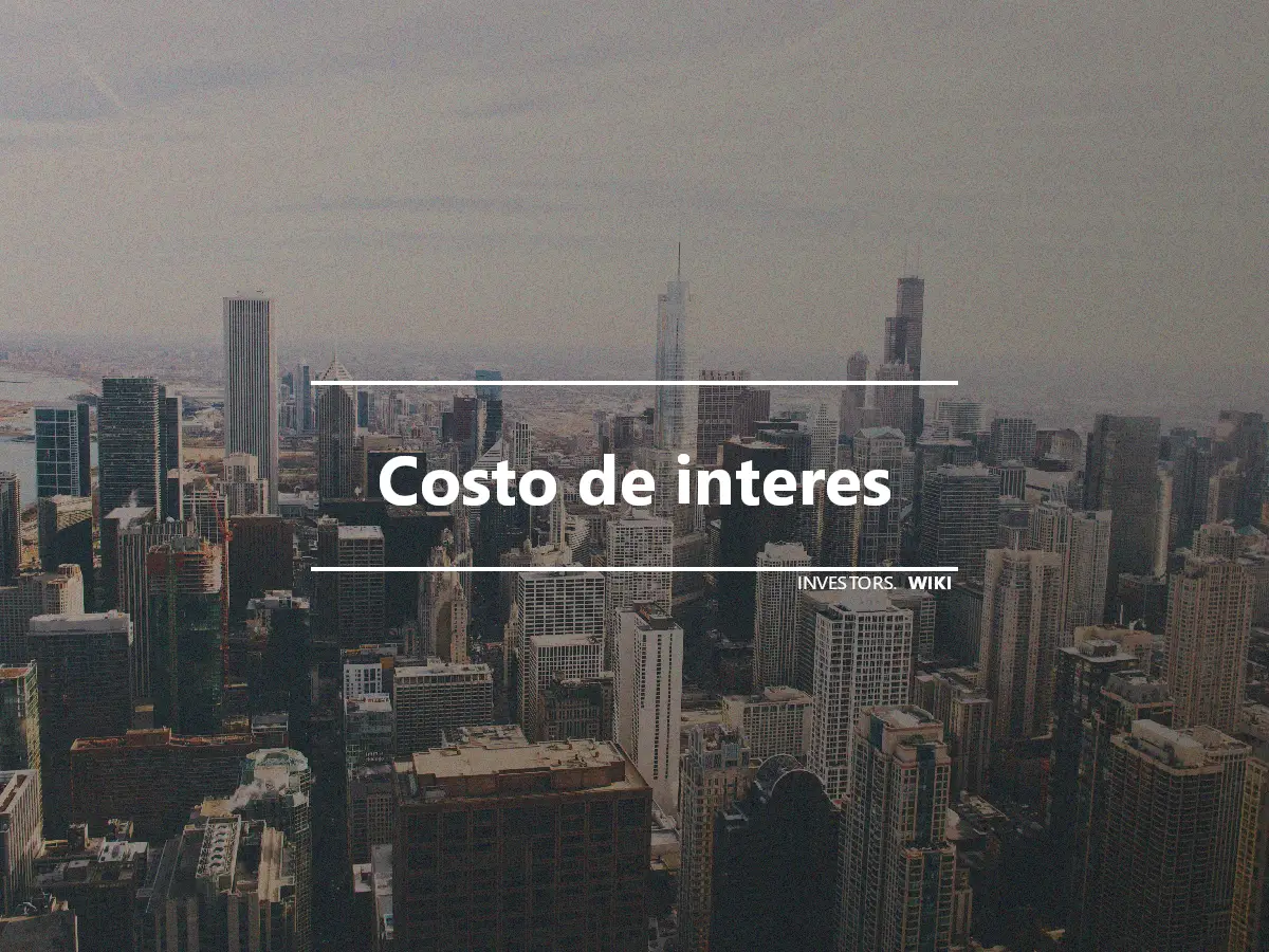 Costo de interes