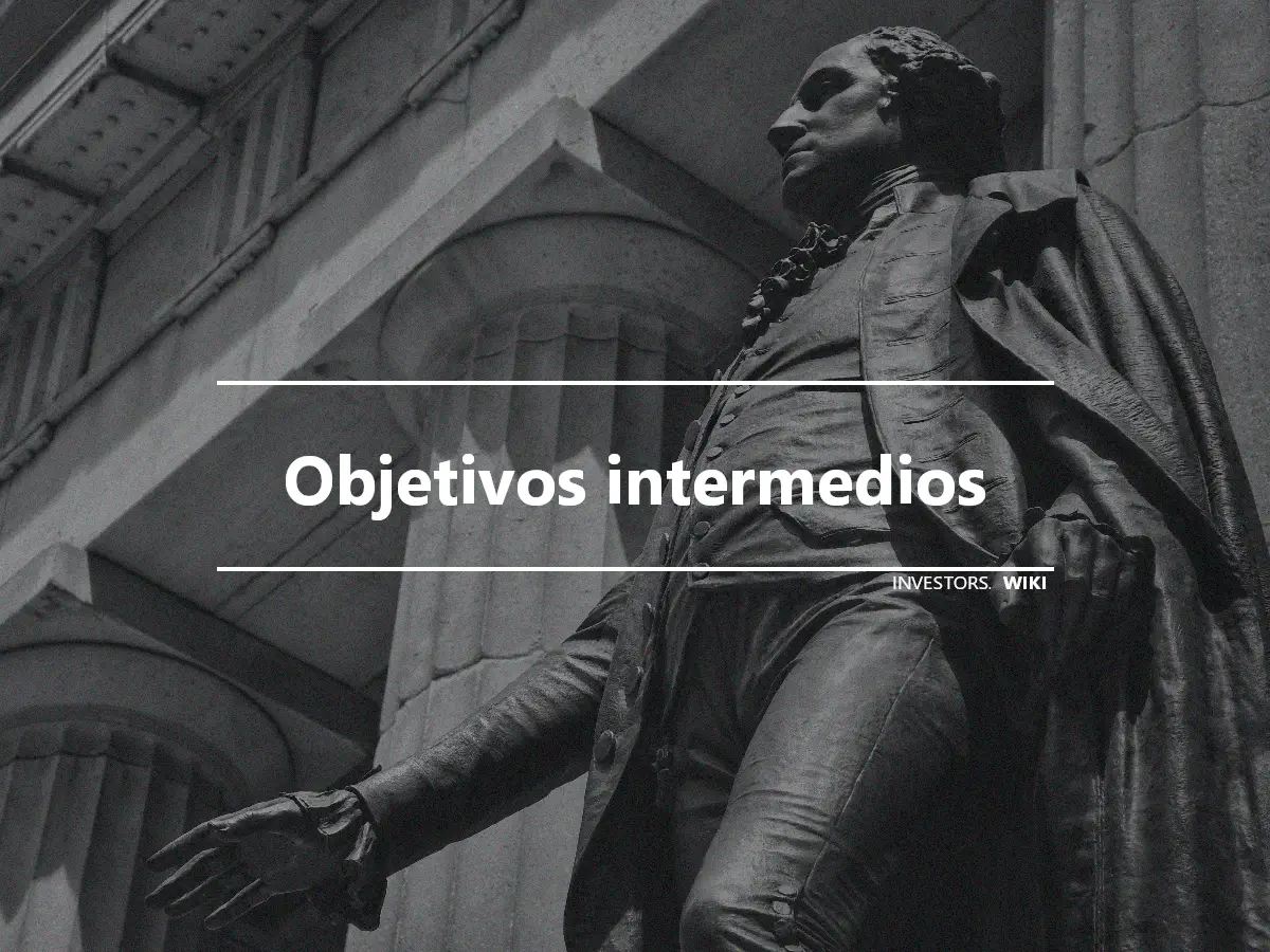 Objetivos intermedios