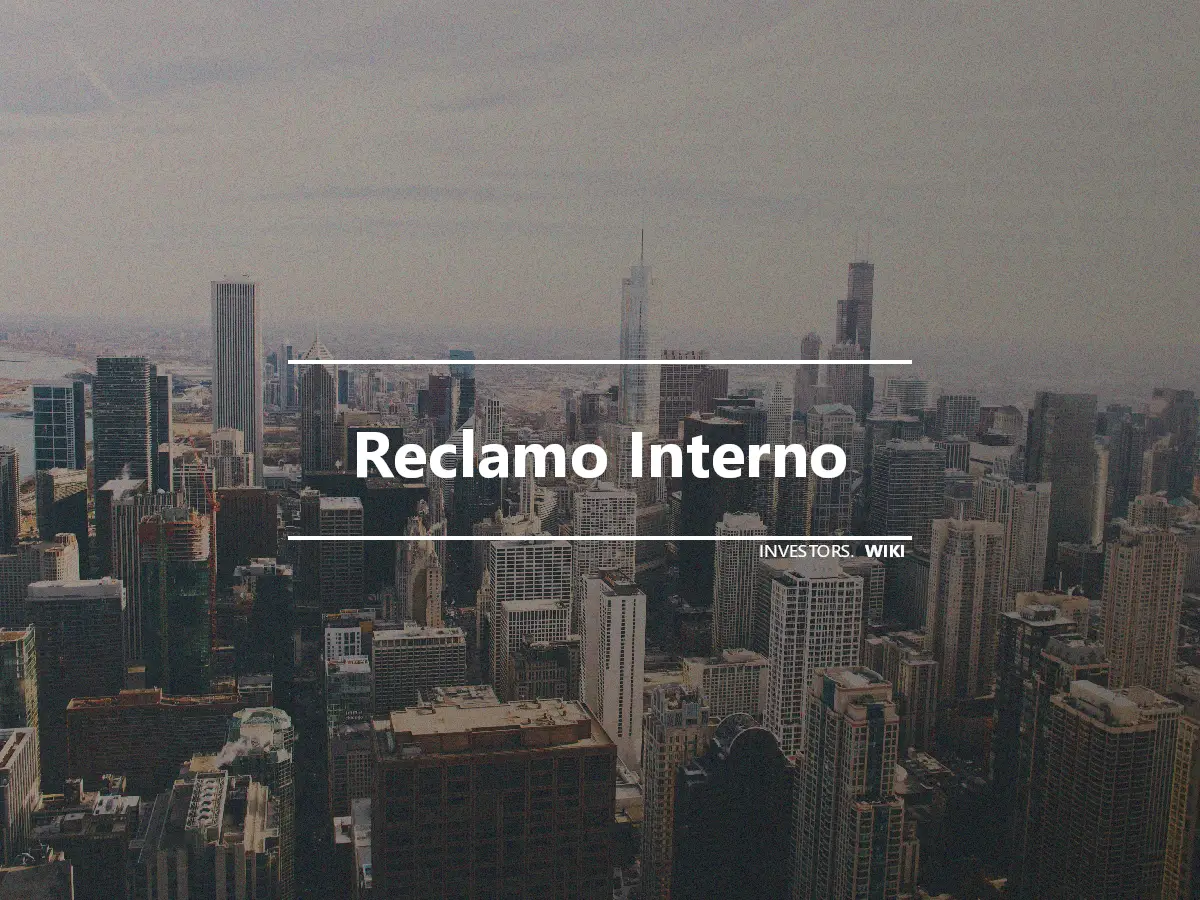 Reclamo Interno