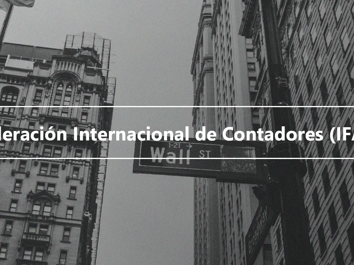 Federación Internacional de Contadores (IFAC)