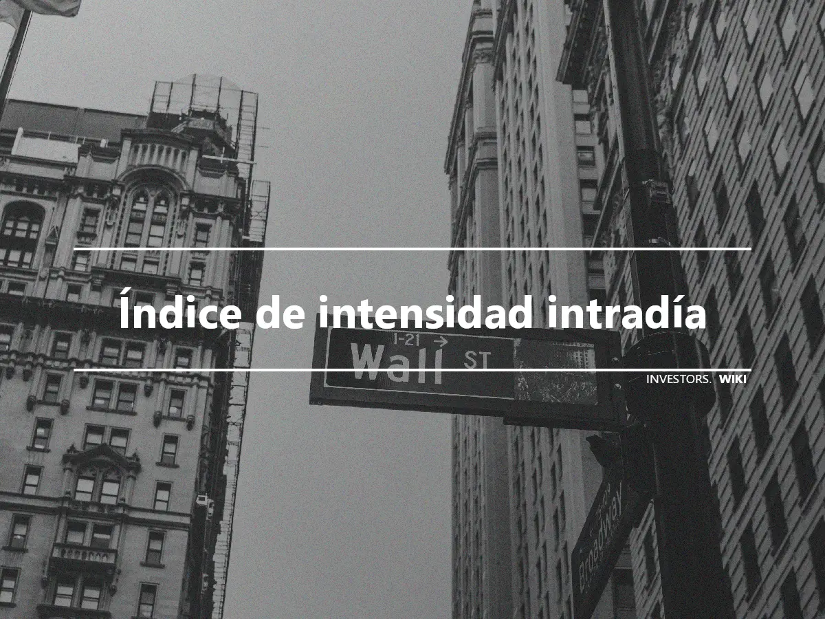 Índice de intensidad intradía