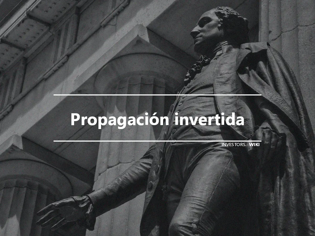 Propagación invertida