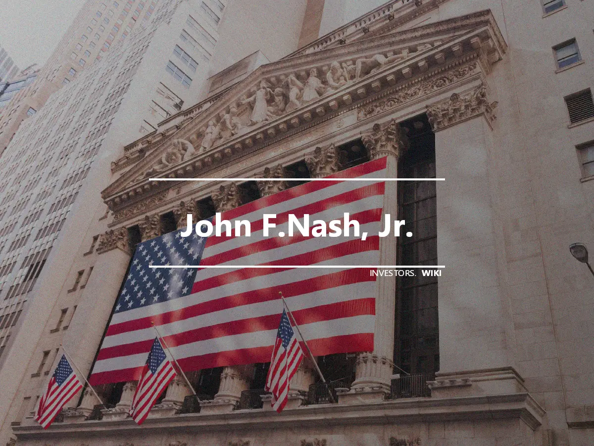 John F.Nash, Jr.
