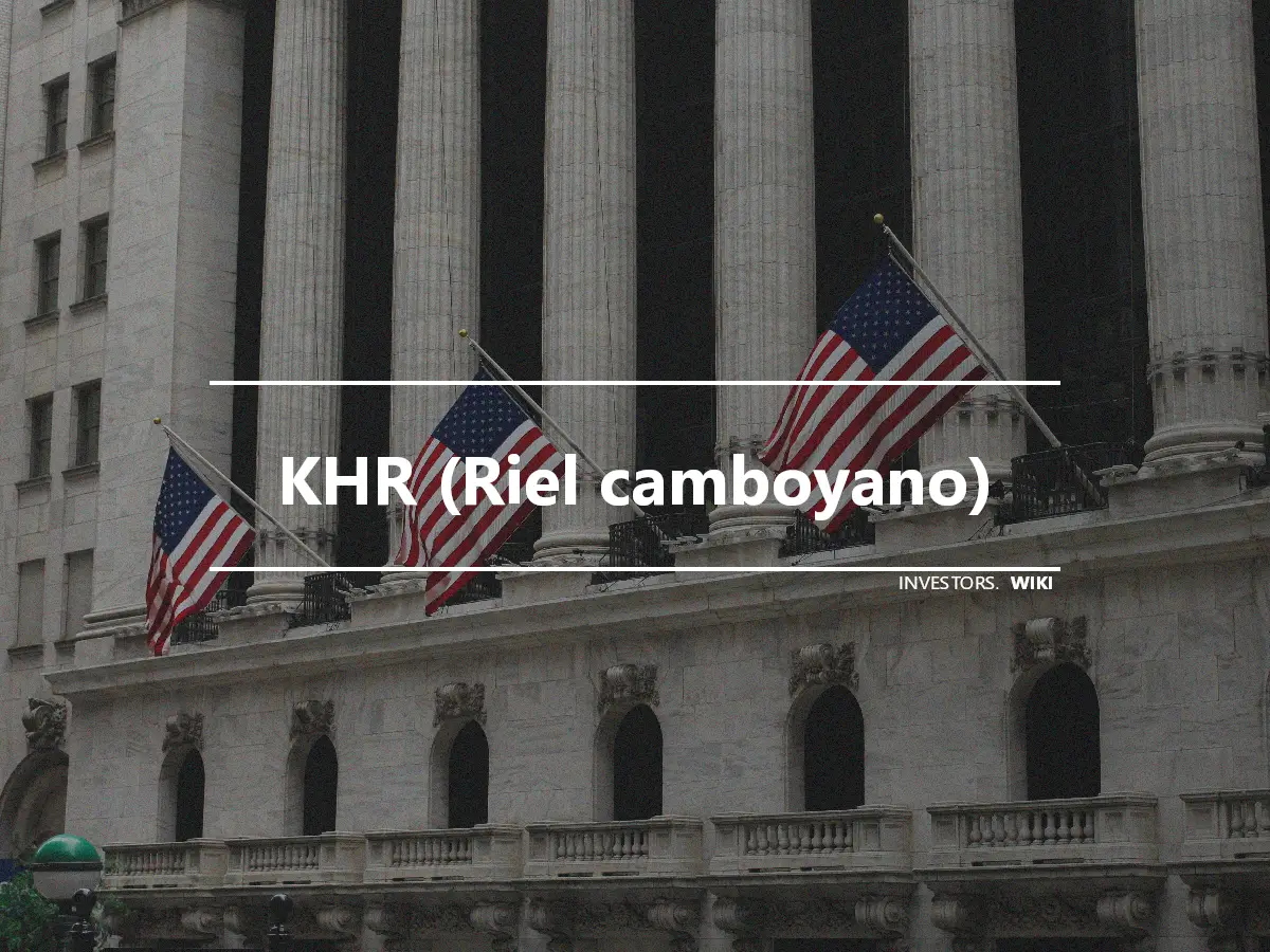 KHR (Riel camboyano)